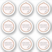 Sticker Plan de passe-temps à coudre broderie (Devant)