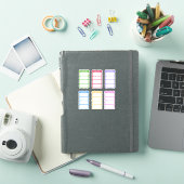 Sticker Plan de repas coloré (Couverture iPad)