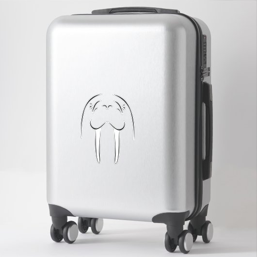 Sticker Plan de Walrus (Sur valise)