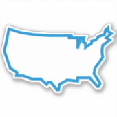 Sticker Plan des États-Unis (Devant)