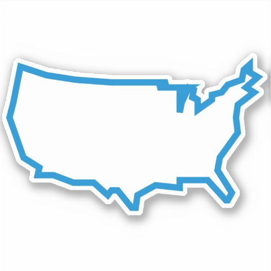 Sticker Plan des États-Unis (Devant)