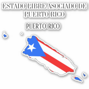 Sticker Plan d'indicateur Porto Rico