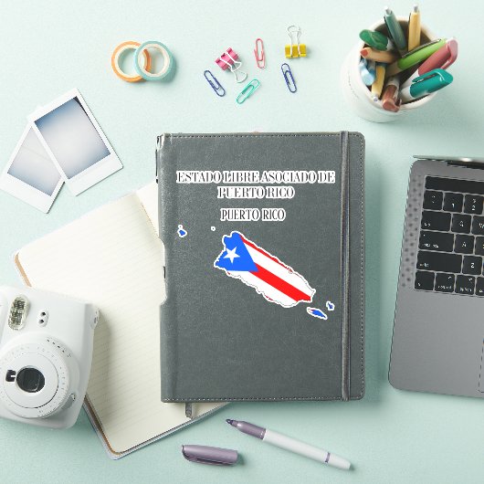 Sticker Plan d'indicateur Porto Rico (Couverture iPad)