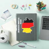 Sticker Plan du drapeau allemand (Couverture iPad)