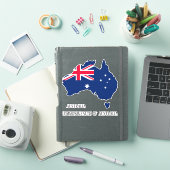 Sticker Plan du drapeau australien (Couverture iPad)