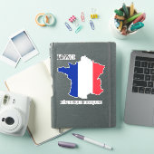 Sticker Plan du drapeau de la France (Couverture iPad)