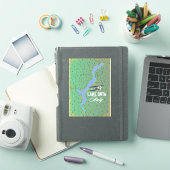 Sticker Plan du lac d'Orta Italie (Couverture iPad)