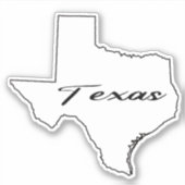 Sticker Plan du Texas (Devant)