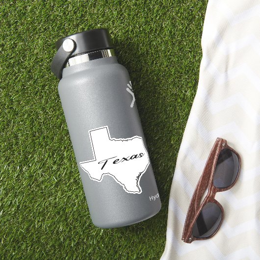 Sticker Plan du Texas (HydroFlask Insitu)