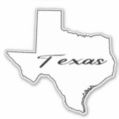 Sticker Plan du Texas (Devant)