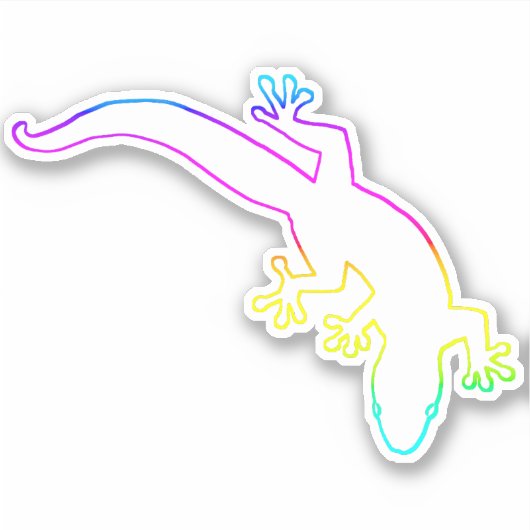 Sticker Plan multicolore GECKO (Devant)