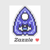 Sticker Planchette d'art de Pixel violet de cuisine (Feuille)