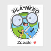 Sticker Planerd Funny Planet Puns (Feuille)