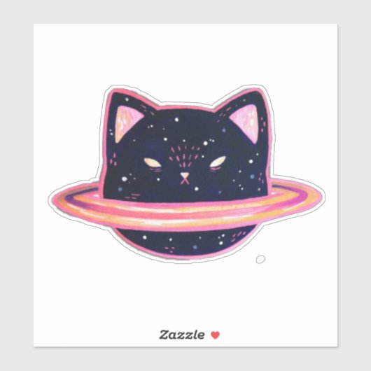 Sticker Planet Cat (Feuille)