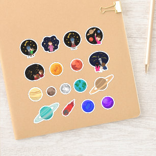 Sticker Planétarium Astronomie Enfants Planète éducative