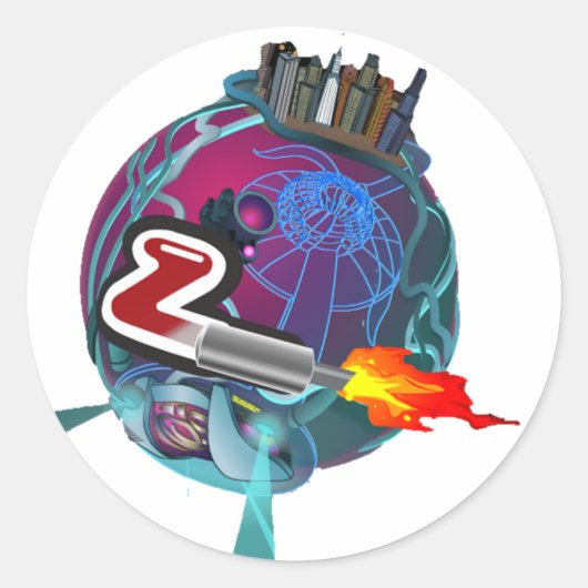 Sticker Planète Revnjenz (Devant)