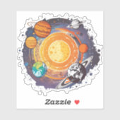 Sticker Planètes (Feuille)