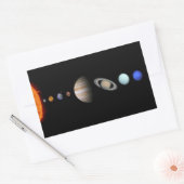 Sticker Planètes Système Solaire (Enveloppe)