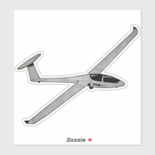 Sticker Planeur, avion d'entraînement