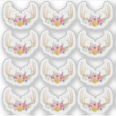 Sticker Planificateur aquarelle pastel de bois de cerf flo (Devant)