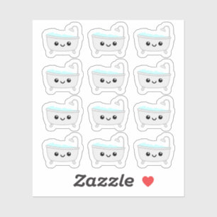 Sticker Planificateur Bujo de rappel de temps de bain de s