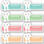 Sticker Planificateur d'applications pour dentistes (Devant)