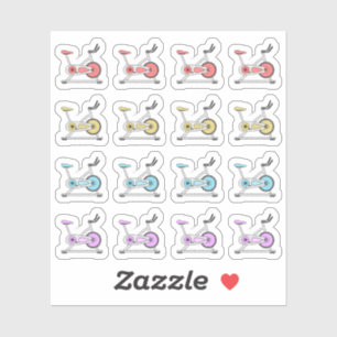 Sticker Planificateur de Cardio pour Vélo de Spinning en S