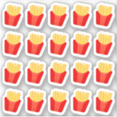 Sticker Planificateur de dîner de nourriture rapide Jour d (Devant)