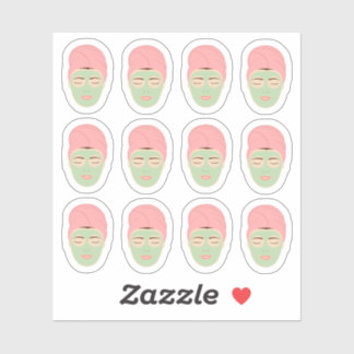 Sticker Planificateur de jour de relaxation pour masques f