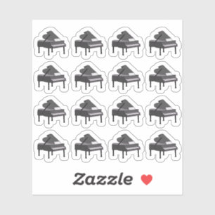 Sticker Planificateur de leçon de pratique de piano pour e
