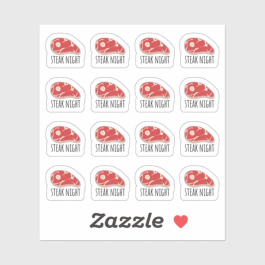 Sticker Planificateur de menu de cuisine pour dîner de ste (Feuille)