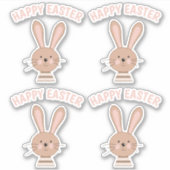 Sticker Planificateur de Pâques Lapin Mignon Scrapbooking  (Devant)
