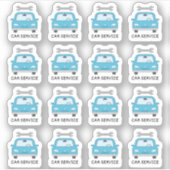 Sticker Planificateur de rappel de l'entretien du service  (Devant)