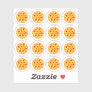 Sticker Planificateur de soirée pizza pepperoni à emporter