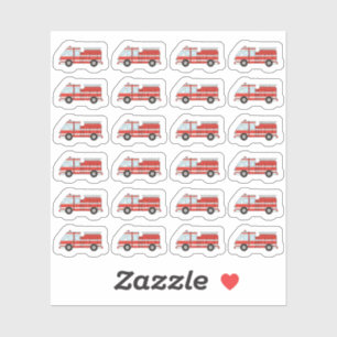 Sticker Planificateur de travail en équipe de pompier de c