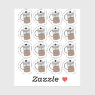 Sticker Planificateur fonctionnel de pause café à la press