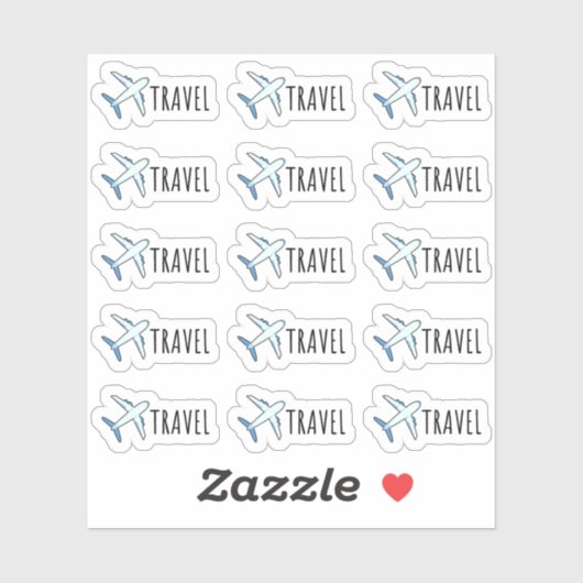 Sticker Planificateur fonctionnel de rappel de vol de l'av (Feuille)