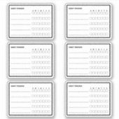 Sticker Planificateur Habit Tracker (Devant)