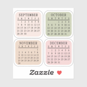 Sticker Planificateur mensuel 2025 Bullet Journal Bujo