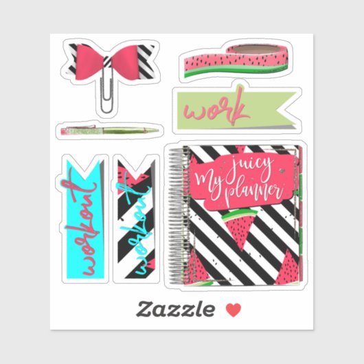 Sticker Planner love volume 4, jeu d'autocollants (Feuille)