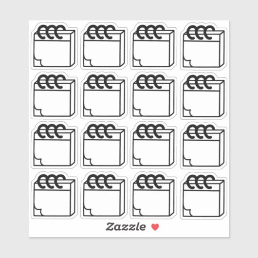 Sticker Planner Notes Multi-pack (Feuille)