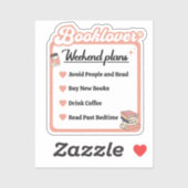 Sticker Plans de fin de semaine de survol (Feuille)