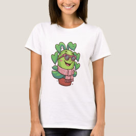 Sticker plant t-shirt