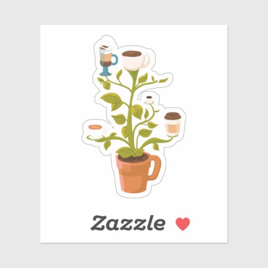 Sticker Plante café (Feuille)