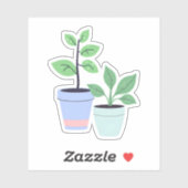 Sticker Plante mignons (Feuille)