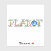 Sticker Plante pour notre planète (Feuille)