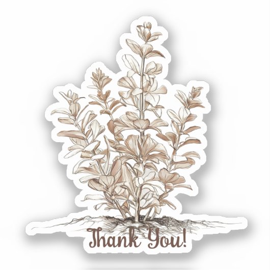 Sticker Planter les graines de la foi Christian Gardener (Recto)