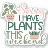 Sticker Plants Garden (Devant)