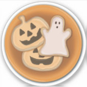 Sticker Plaque de biscuits d'Halloween (Devant)