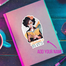 Plaque de lecture personnalisée "Modern Reader"